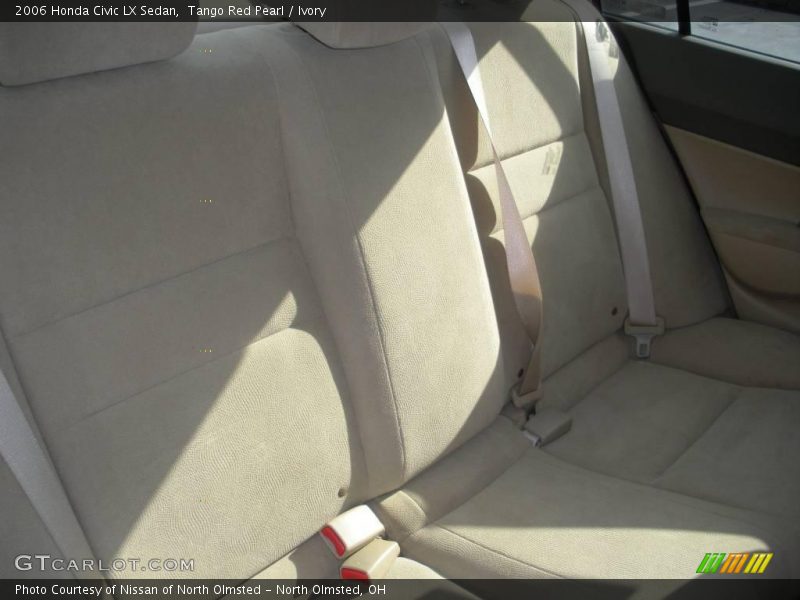 Tango Red Pearl / Ivory 2006 Honda Civic LX Sedan