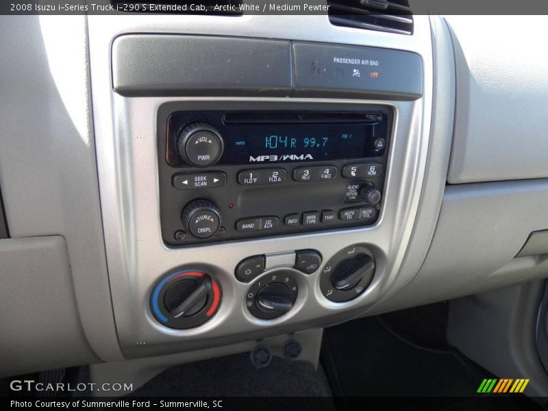 Arctic White / Medium Pewter 2008 Isuzu i-Series Truck i-290 S Extended Cab