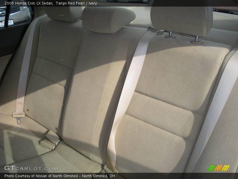 Tango Red Pearl / Ivory 2006 Honda Civic LX Sedan