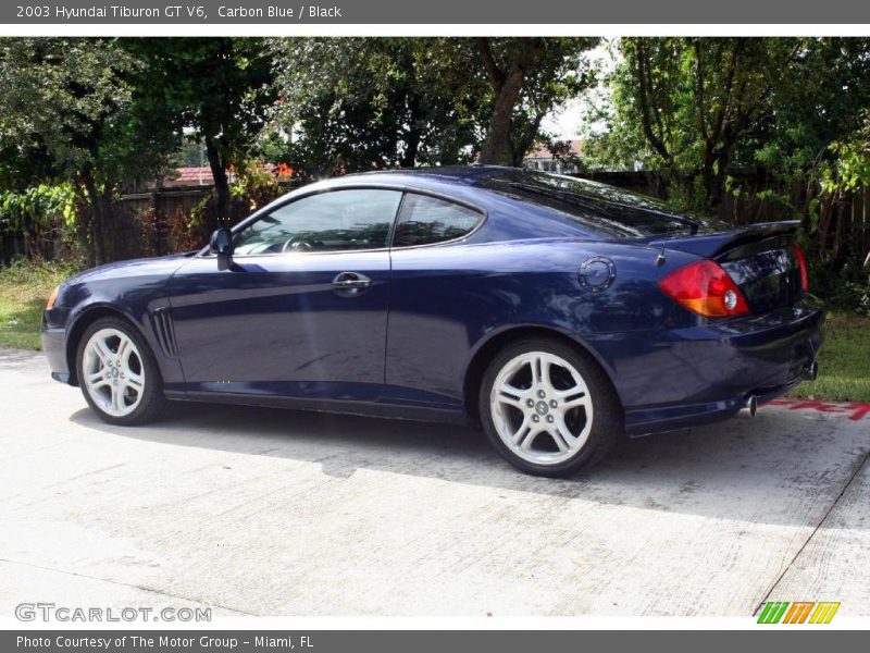 Carbon Blue / Black 2003 Hyundai Tiburon GT V6