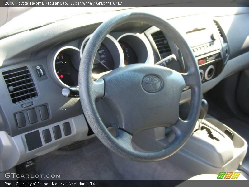 Super White / Graphite Gray 2006 Toyota Tacoma Regular Cab