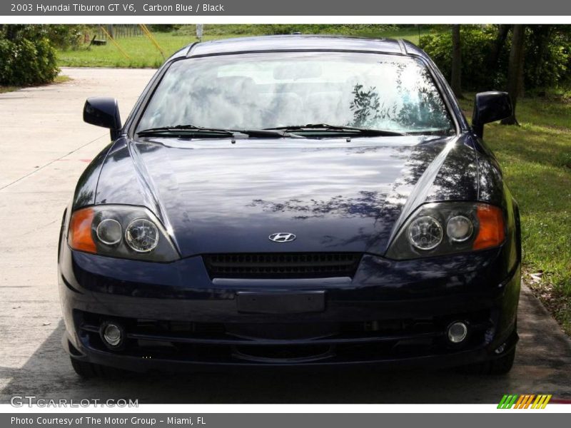 Carbon Blue / Black 2003 Hyundai Tiburon GT V6