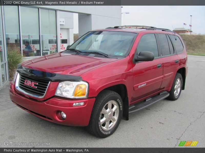 Magnetic Red Metallic / Medium Pewter 2002 GMC Envoy SLE 4x4
