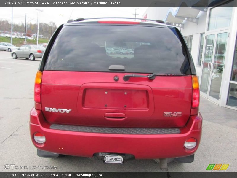 Magnetic Red Metallic / Medium Pewter 2002 GMC Envoy SLE 4x4