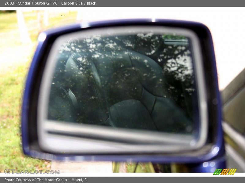 Carbon Blue / Black 2003 Hyundai Tiburon GT V6