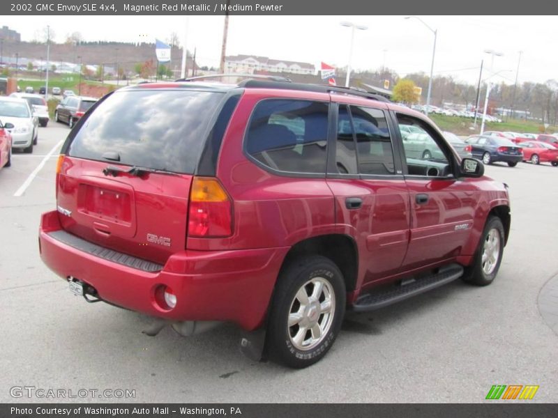 Magnetic Red Metallic / Medium Pewter 2002 GMC Envoy SLE 4x4