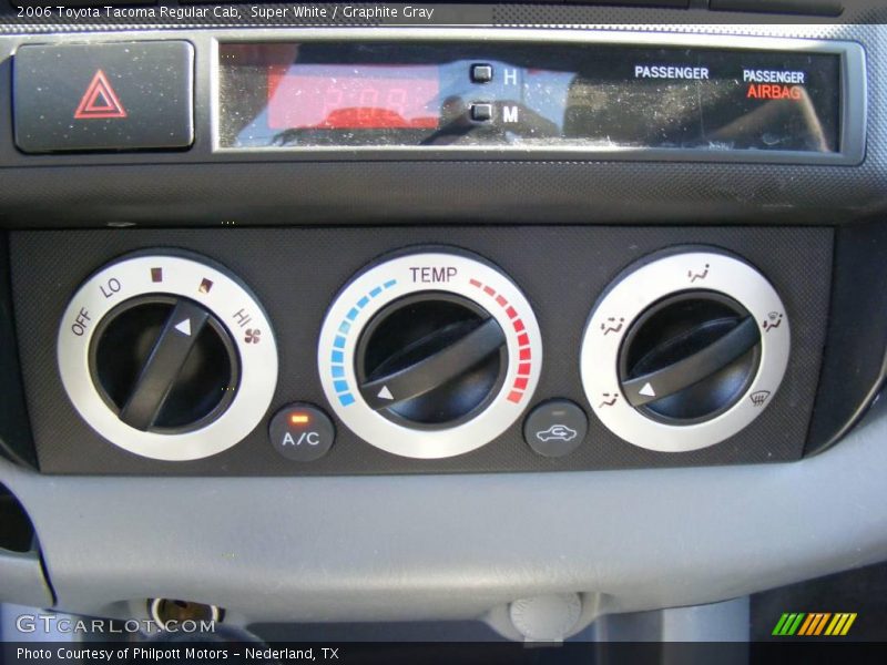 Super White / Graphite Gray 2006 Toyota Tacoma Regular Cab