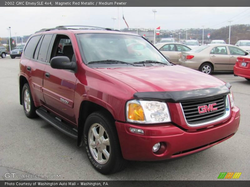 Magnetic Red Metallic / Medium Pewter 2002 GMC Envoy SLE 4x4