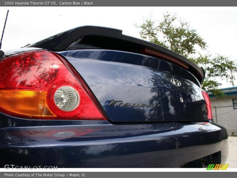 Carbon Blue / Black 2003 Hyundai Tiburon GT V6