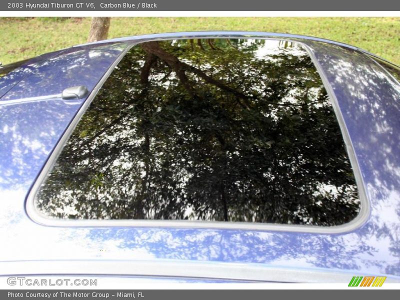 Carbon Blue / Black 2003 Hyundai Tiburon GT V6