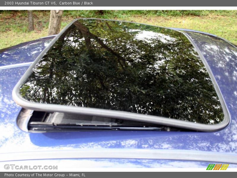 Carbon Blue / Black 2003 Hyundai Tiburon GT V6
