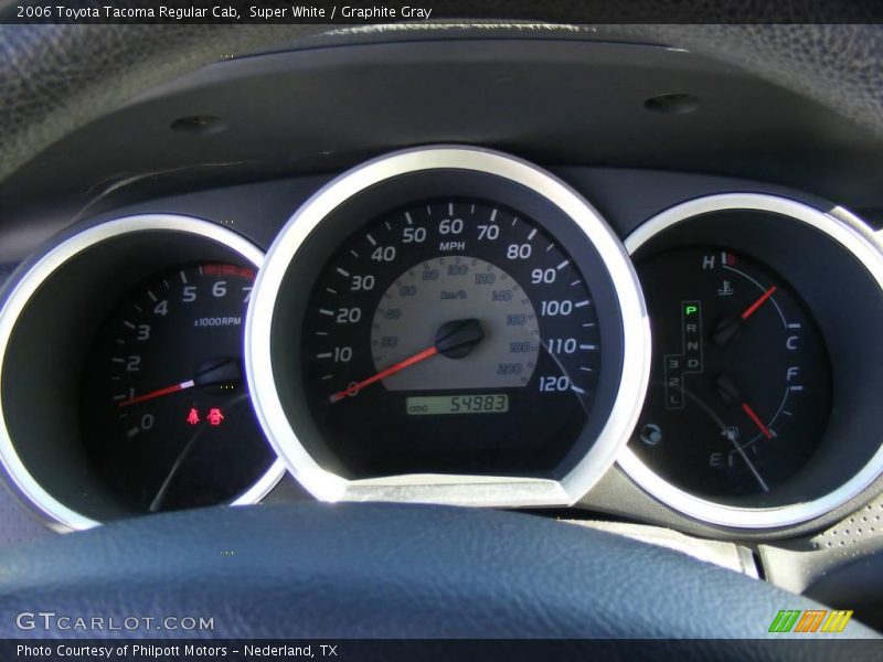 Super White / Graphite Gray 2006 Toyota Tacoma Regular Cab