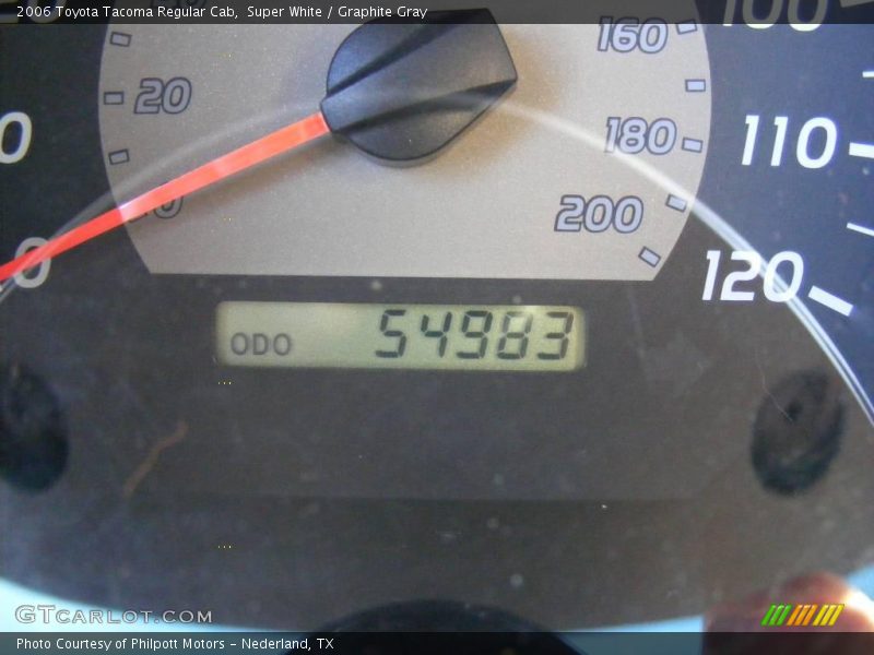 Super White / Graphite Gray 2006 Toyota Tacoma Regular Cab
