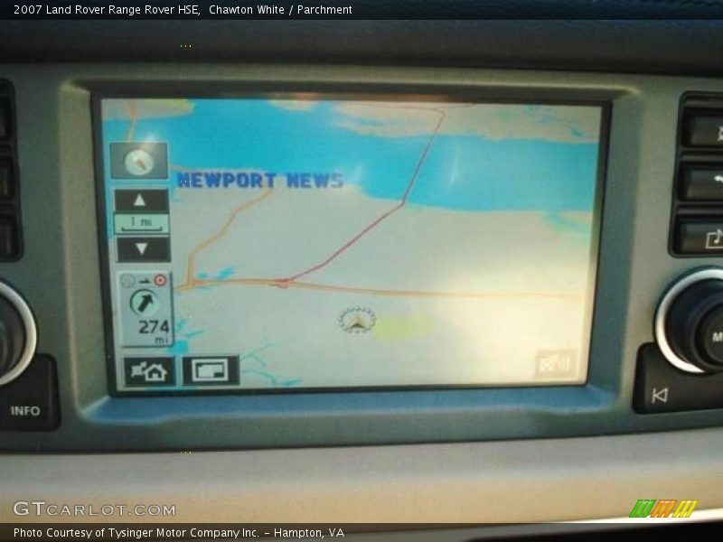 Chawton White / Parchment 2007 Land Rover Range Rover HSE