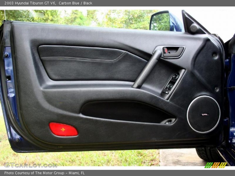 Carbon Blue / Black 2003 Hyundai Tiburon GT V6