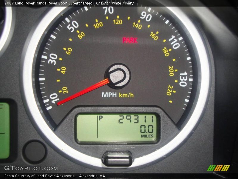 Chawton White / Ivory 2007 Land Rover Range Rover Sport Supercharged