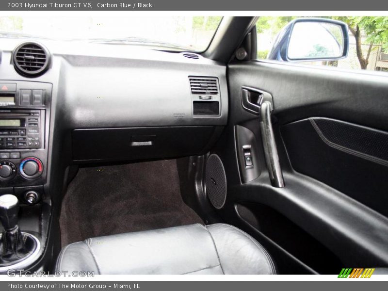 Carbon Blue / Black 2003 Hyundai Tiburon GT V6