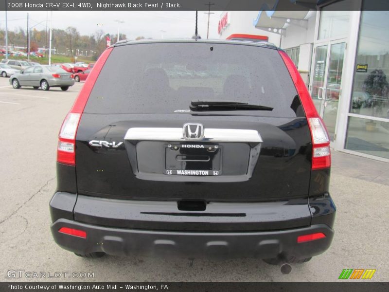 Nighthawk Black Pearl / Black 2008 Honda CR-V EX-L 4WD