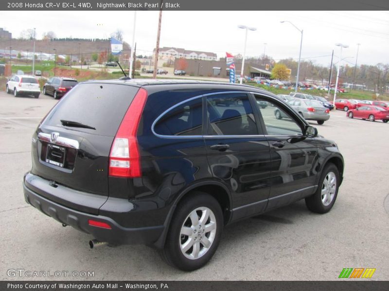 Nighthawk Black Pearl / Black 2008 Honda CR-V EX-L 4WD