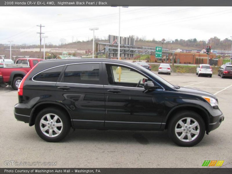 Nighthawk Black Pearl / Black 2008 Honda CR-V EX-L 4WD