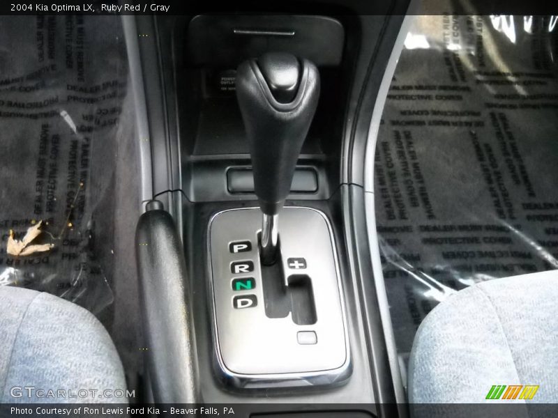 Ruby Red / Gray 2004 Kia Optima LX