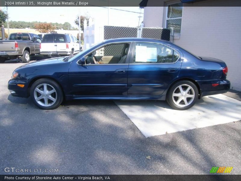 Midnight Blue Metallic / Beige 2004 Infiniti I 35