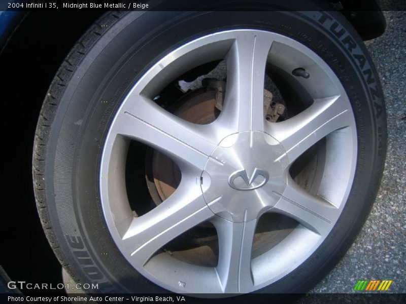 Midnight Blue Metallic / Beige 2004 Infiniti I 35