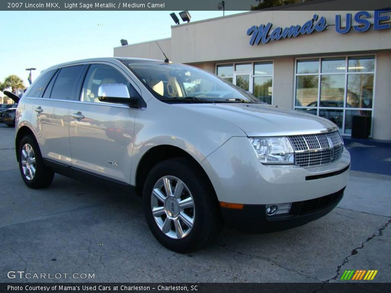 Light Sage Metallic / Medium Camel 2007 Lincoln MKX