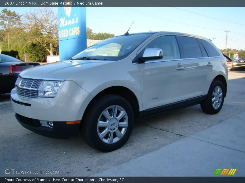 Light Sage Metallic / Medium Camel 2007 Lincoln MKX
