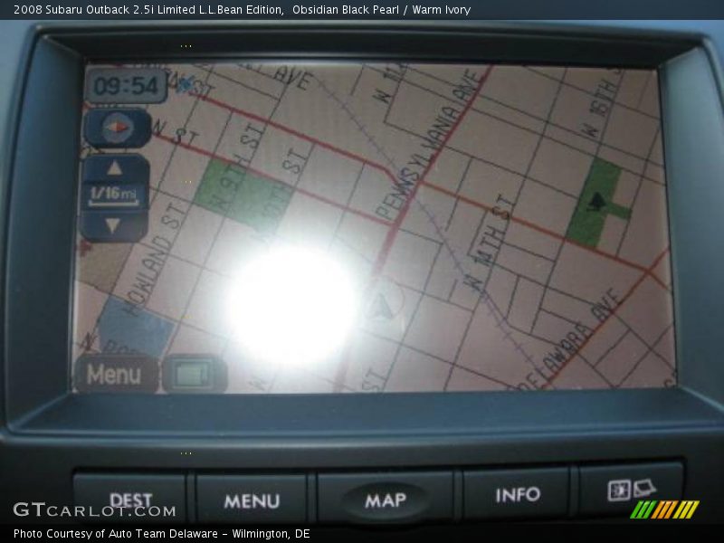 Obsidian Black Pearl / Warm Ivory 2008 Subaru Outback 2.5i Limited L.L.Bean Edition