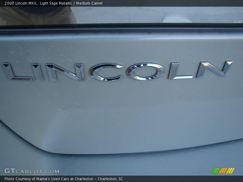 Light Sage Metallic / Medium Camel 2007 Lincoln MKX