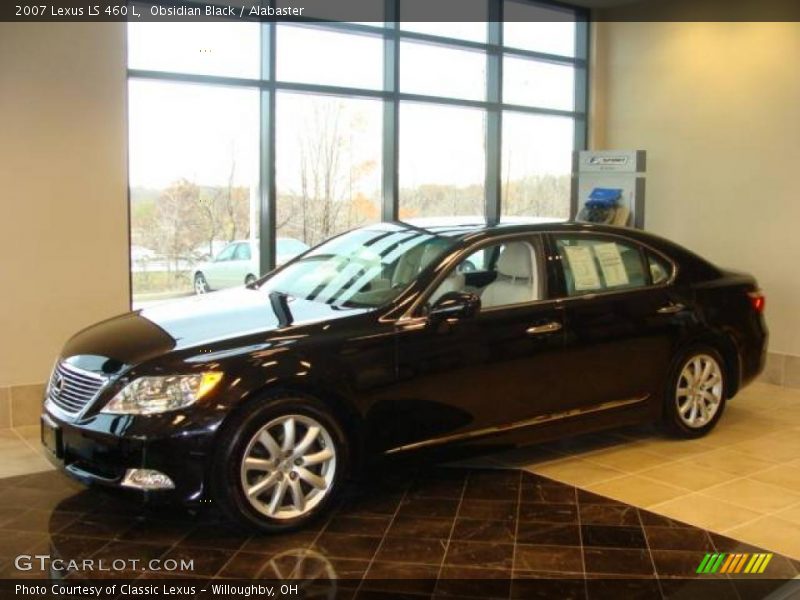 Obsidian Black / Alabaster 2007 Lexus LS 460 L