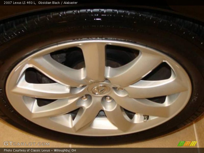 Obsidian Black / Alabaster 2007 Lexus LS 460 L