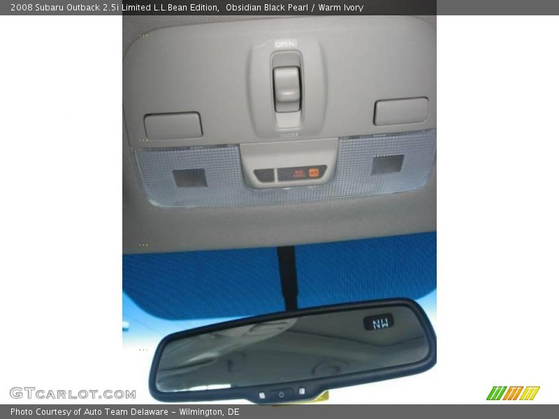 Obsidian Black Pearl / Warm Ivory 2008 Subaru Outback 2.5i Limited L.L.Bean Edition