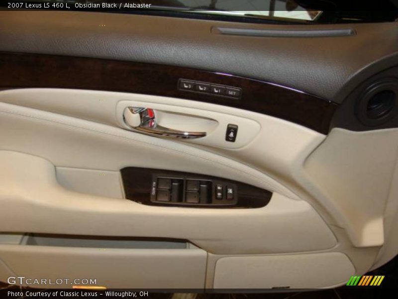 Obsidian Black / Alabaster 2007 Lexus LS 460 L