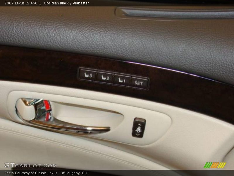 Obsidian Black / Alabaster 2007 Lexus LS 460 L