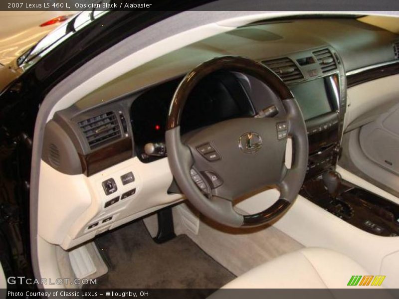 Obsidian Black / Alabaster 2007 Lexus LS 460 L