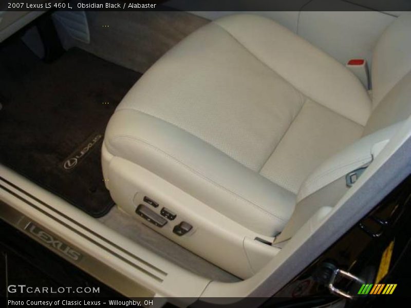 Obsidian Black / Alabaster 2007 Lexus LS 460 L