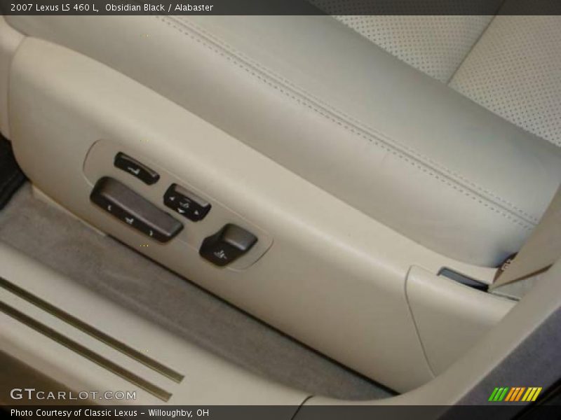Obsidian Black / Alabaster 2007 Lexus LS 460 L