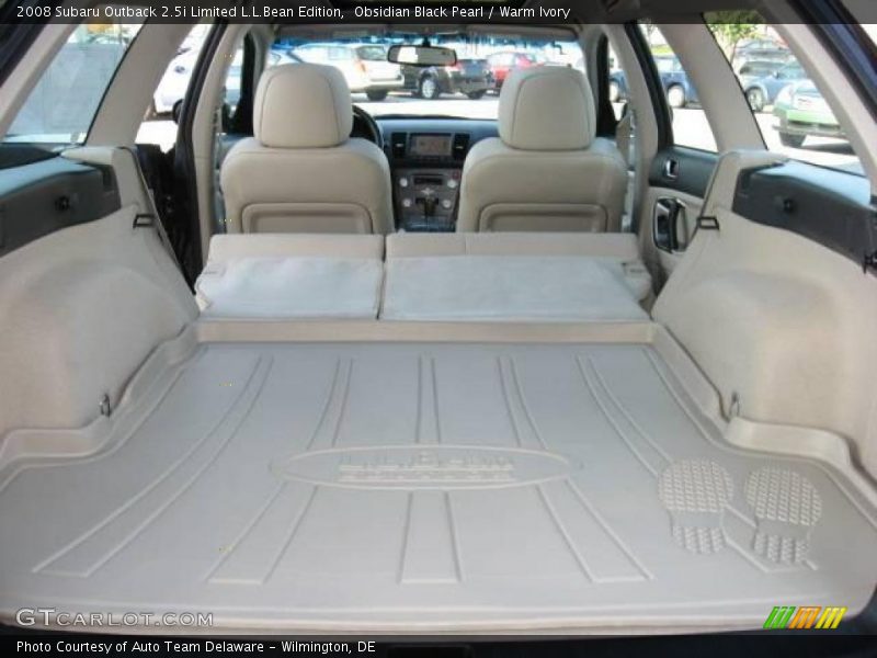 Obsidian Black Pearl / Warm Ivory 2008 Subaru Outback 2.5i Limited L.L.Bean Edition