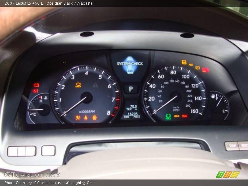 Obsidian Black / Alabaster 2007 Lexus LS 460 L