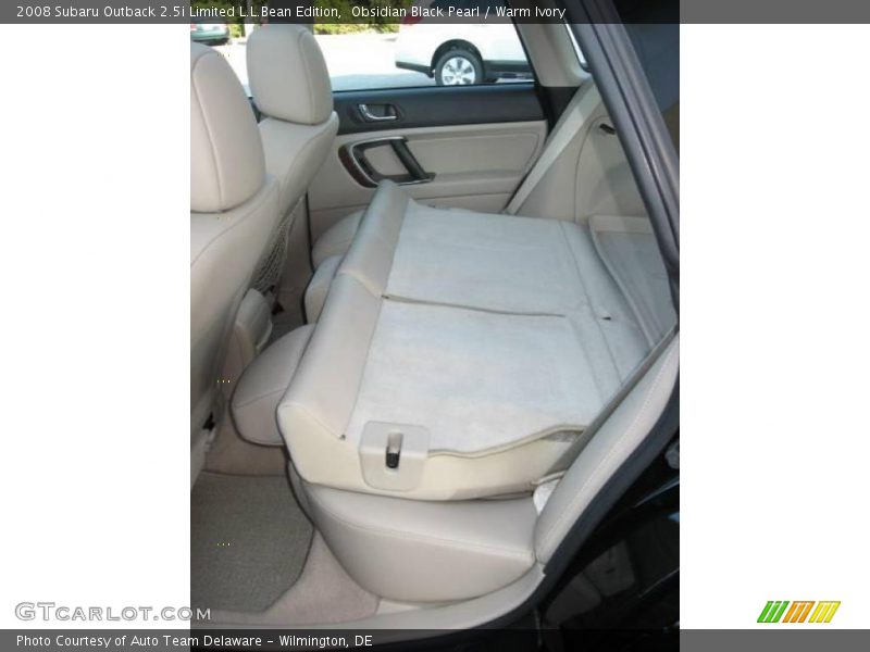Obsidian Black Pearl / Warm Ivory 2008 Subaru Outback 2.5i Limited L.L.Bean Edition