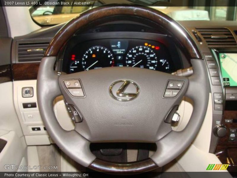 Obsidian Black / Alabaster 2007 Lexus LS 460 L