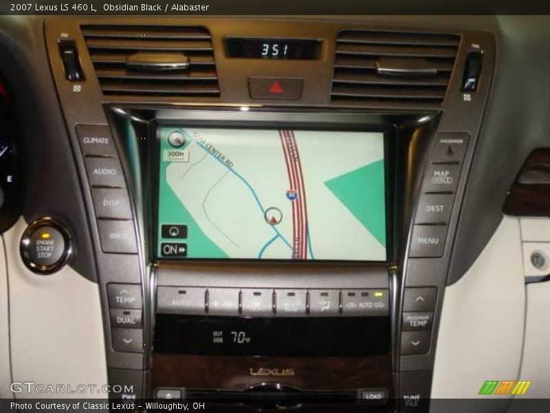 Obsidian Black / Alabaster 2007 Lexus LS 460 L