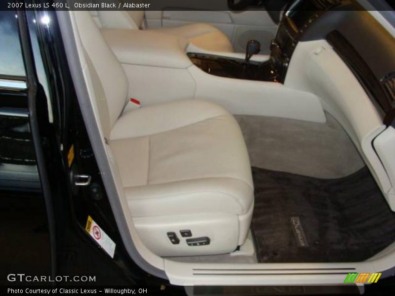 Obsidian Black / Alabaster 2007 Lexus LS 460 L
