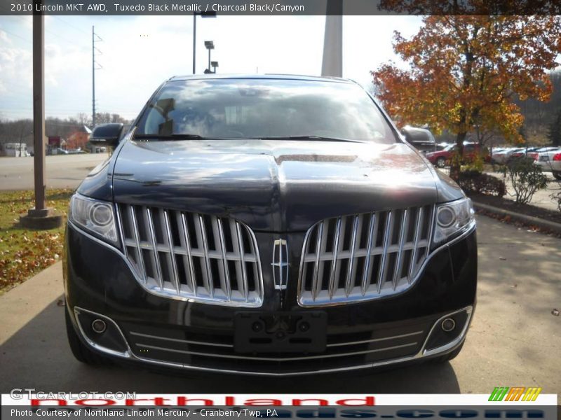 Tuxedo Black Metallic / Charcoal Black/Canyon 2010 Lincoln MKT AWD