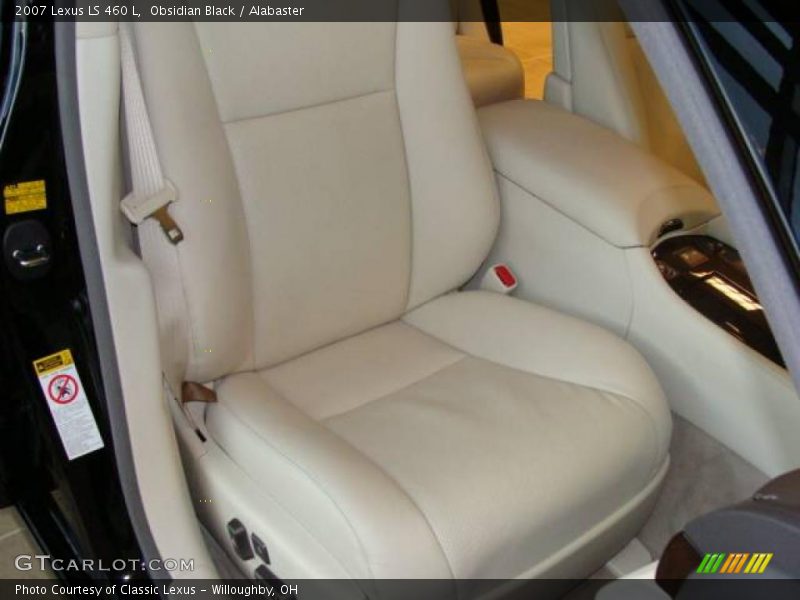 Obsidian Black / Alabaster 2007 Lexus LS 460 L