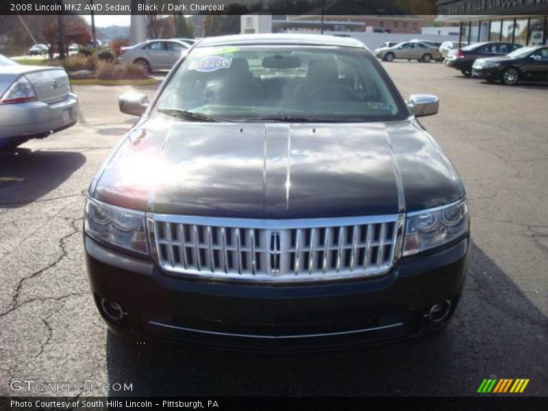 Black / Dark Charcoal 2008 Lincoln MKZ AWD Sedan