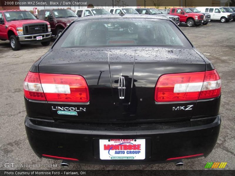 Black / Dark Charcoal 2008 Lincoln MKZ Sedan