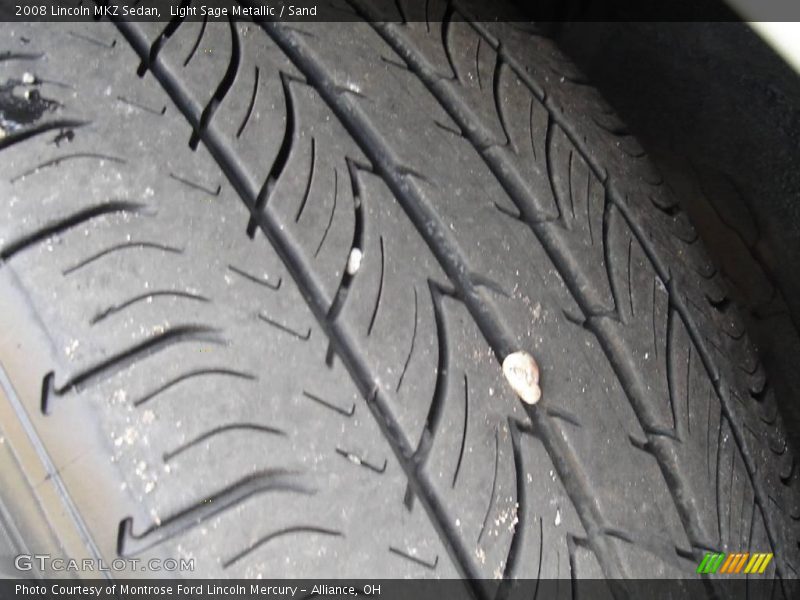 Light Sage Metallic / Sand 2008 Lincoln MKZ Sedan